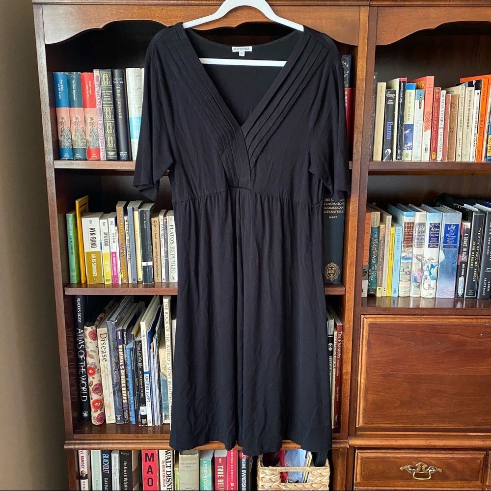 Kiyonna Black Knit Dress sz 1 (fits 14-16)